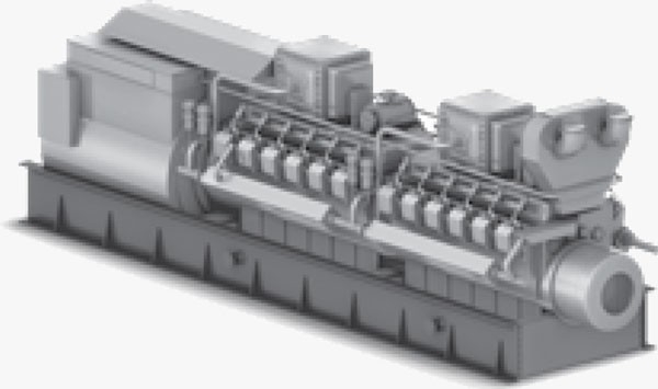 gas engine.