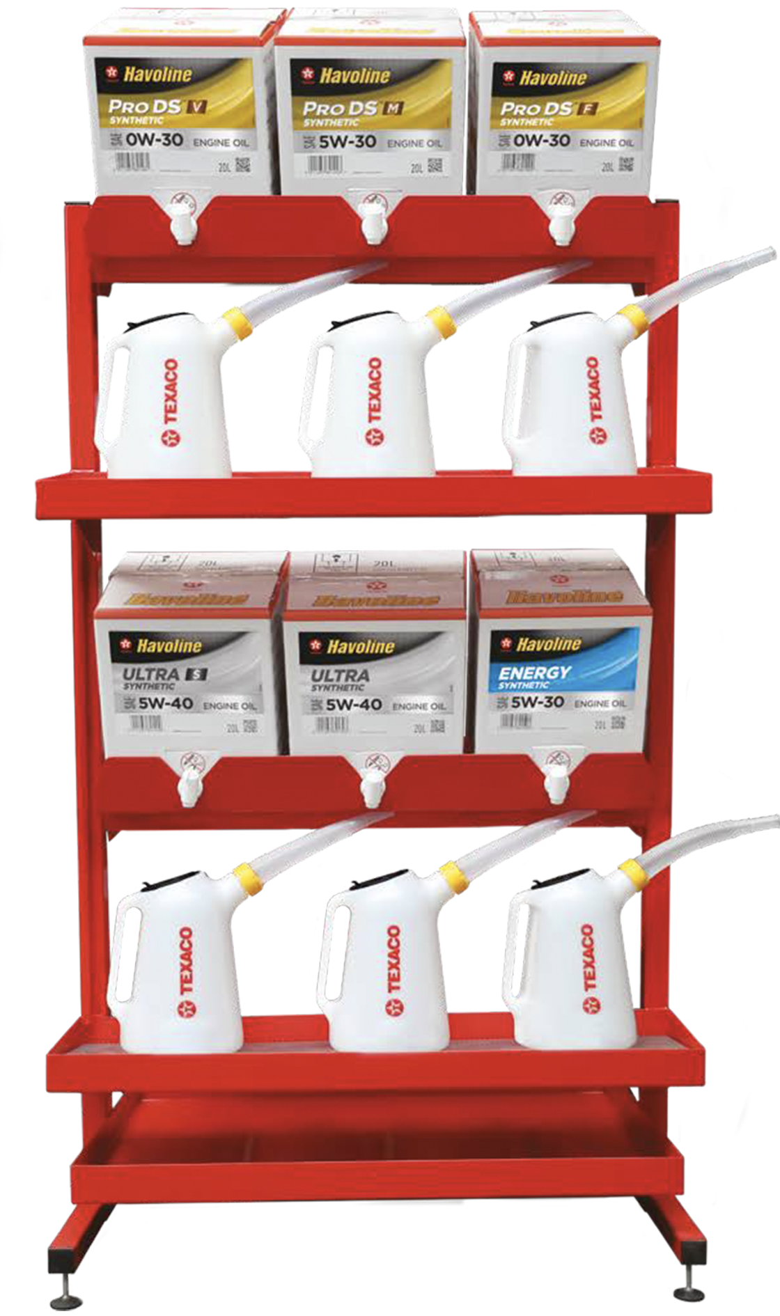Texaco Havoline PitPack system helps garages save time and space