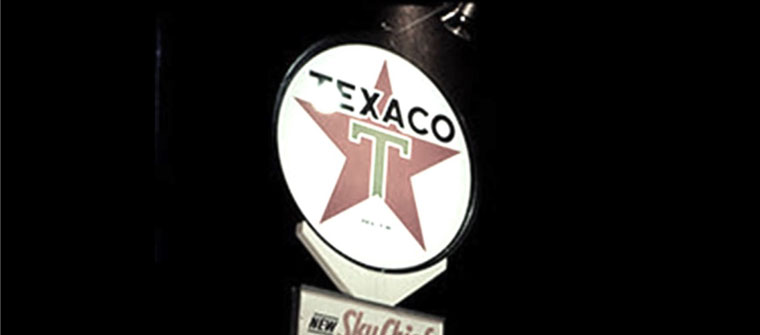 historical Texaco logo.